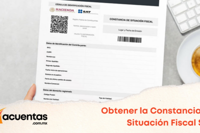 Obtener la Constancia de Situación Fiscal SAT